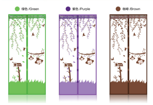 Factory Direct Sales New Magnetic Soft Screen Door Screen Window mosquito-Proof Curtain Can Be Customized