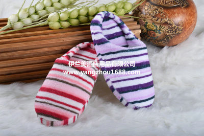 Home warm cotton slippers, slippers, winter, autumn and winter guests couple home lovely Plush towel slippers
