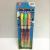 Qiniu 3 PCs Clamshell Packaging High Quality Double-Headed Fluorescent Pen Color Pencil Key Stroke Pen