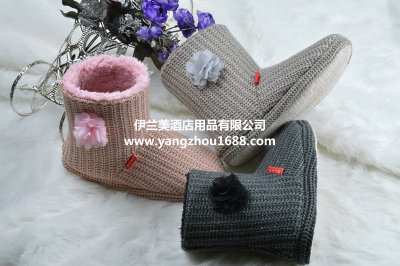 The makers of Gucci girl cute Home Furnishing cotton boots wool lamb cashmere thermal single boots