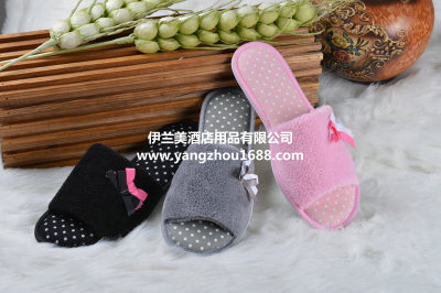 Pure Japanese summer spring and autumn home feeling comfortable indoor slippers slippers Home Furnishing soft bottom