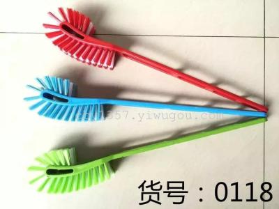 Household brush for cleaning toilet brush with double side brush
