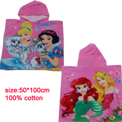 Manufacturers selling cotton printing activity cartoon children's cloak cloak child bathrobe