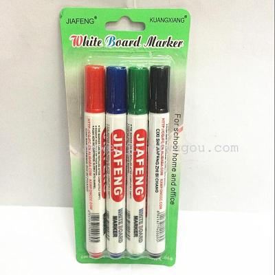 4 Pieces Clamshell Packaging Whiteboard Marker, Marking Pen Erasable Whiteboard Marker