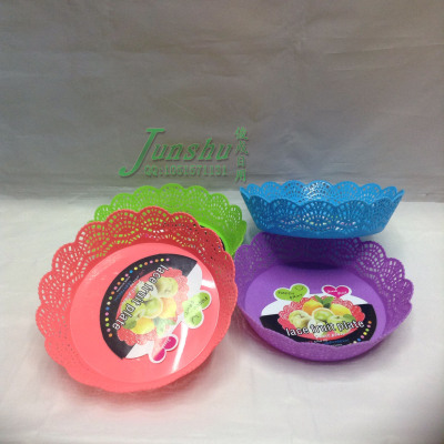 Plastic circular fruit basket fruit storage basket