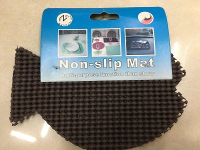 Pvc-non-slip mat - cup mat (fish type)