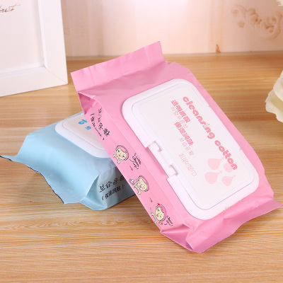 25 Korean eye lip makeup remover wipes disposable Facial Deep Cleansing Wipes custom