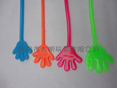 Manufacturers direct sales of new strange soft materials sticky toys solid color English small hands stand hot
