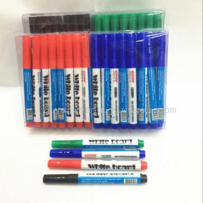 Color Whiteboard Marker 24 PVC Boxed Erasable Marking Pen