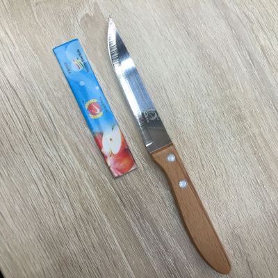 3.9 inch fruit knife factory direct selling wood handle fruit knife stainless steel knife