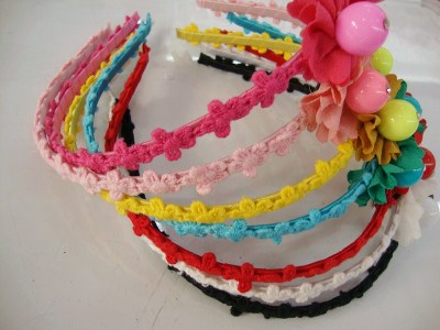 Korean version headband new hair ornaments candy colored acrylic beads head buckle, hot shot hair accessories manufacturers direct sales