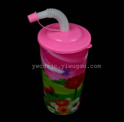 3D changing cup, plastic cup, advertising cup, cold drink cup