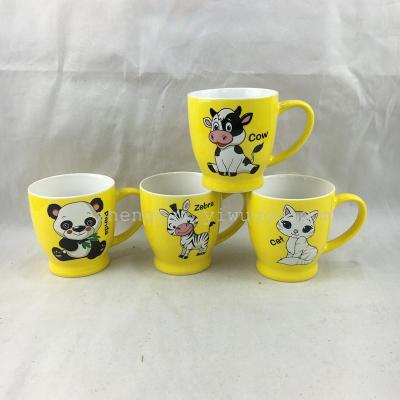 Ceramic cup coffee cup cartoon animal cup children's  cup