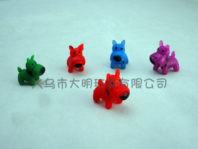 Adhesive soft rubber vent toy Scottish dog stands are selling