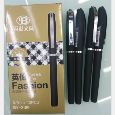 2189 neutral pen 0.7mm large capacity water pen custom printing giant office supplies pen