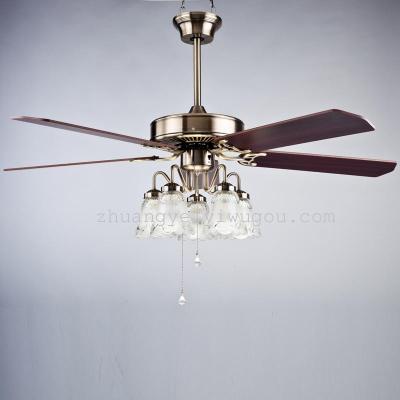 Modern Ceiling Fan Pendant Pull Chain Fans with Lights Remote Control Light Blade Smart Industrial Led Cheap Room