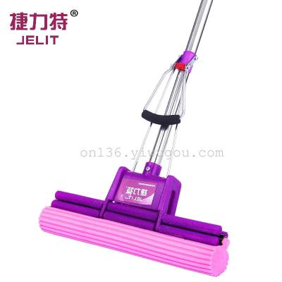 The JLR 713 large stainless steel mop with a double roller glint mop can be a telescopic sponge.