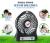 The palm leaf fan fan fan mini portable rechargeable USB third handheld electric fan blowing wind mute