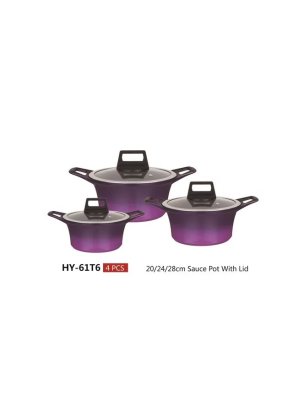 3Pc gradient deep purple set pot