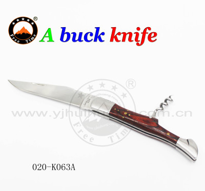 Camping folding knife utility knives multi-purpose knife knives in Yangjiang knife color wood knife