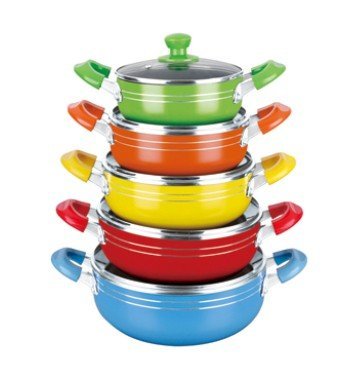 Colorful pot set