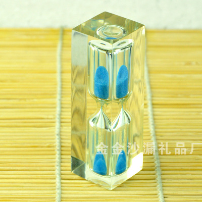 Crystal 3 minutes time hourglass creative time 3 minutes hourglass exquisite crystal timing 3 minutes