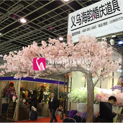 Haiyun wedding decoration, glass and steel cherry trees, large stage set, 3 meters shaped cherry trees.