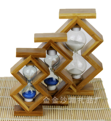 The Qixi Festival romantic gift time hourglass hourglass bamboo wholesale