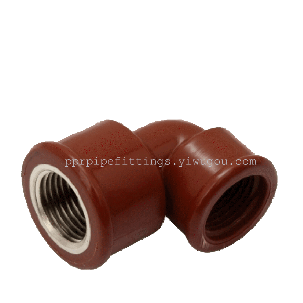 tee ,pipe fittings,  red and brown