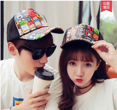 Hat parent-child net hat sunshade hat Korean version of cap baseball cap tide