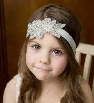 The new diamond baby hair with shiny luxury Euramerican children's photo party headdress wholesale