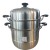 Stainless Steel Steamer Combination Cover Double-Ear Household Multi-Purpose Steamer Steamer