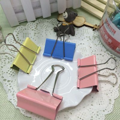 Type 8551 electroplate long tail ticket clip bookbinding clip swallowtail clip 51mm stationery wholesale
