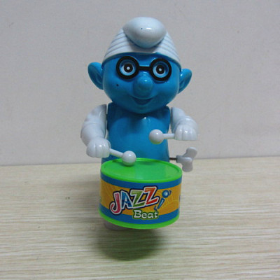 Upper chain knock on the drum toy The Smurfs 2228-5