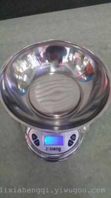 Electronic scale kitchen scale baking scale stainless iron electronic scale