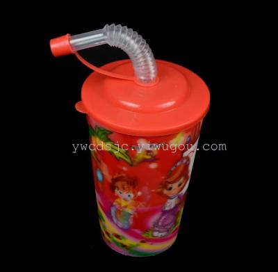 Water suction cup, changeable cup, 3D cup, cold drink cup, plastic cup, advertising cup