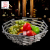 Hotel Supplies Stainless Steel Geometric Fruit Plate round Tube Bird's Nest Fruit Plate