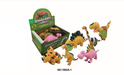 The new Q version of green vinyl dinosaur dinosaur toys