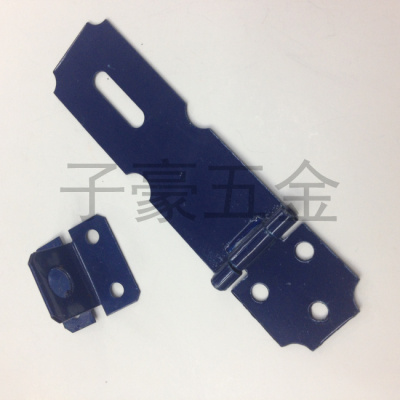 bule Door Clasp Gate Lock Metal Padlock Latch Hasp Staple