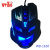 Weibo wired 6D golden steel game mouse with magic lights sold directly by manufacturers