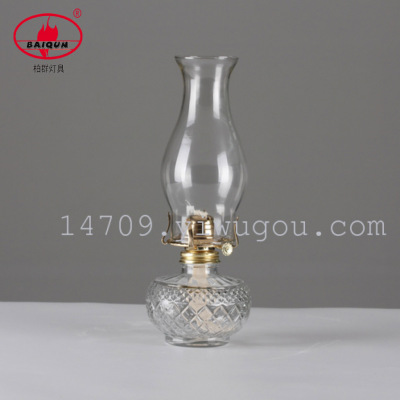 Retro Glass Kerosene Lamp Creative Table Lamp Nostalgic Pastoral L884fg Table Lamp Bedroom Bedside Lamp