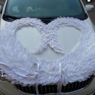 Big Feather Angel Wings Feather Wings Wedding Car Props