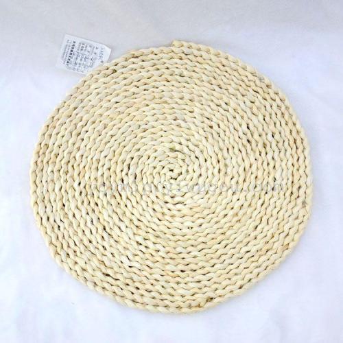 pastoral environmental protection placemat straw coffee pad corn husk coaster outdoor picnic mat