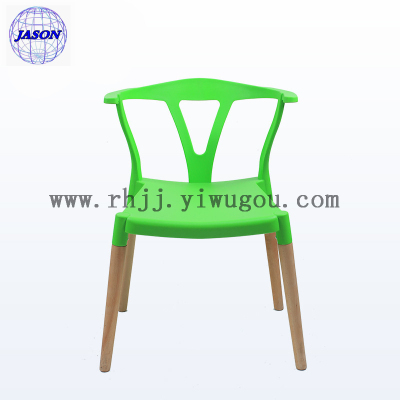 Factory direct, simple plastic chairs, dining chairs, leisure chairs, coffee horn chair