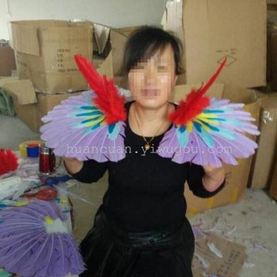 Factory Direct Sales Feather Wings Feather Shoulder Festival