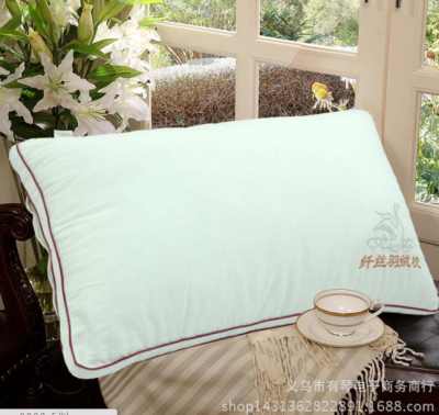 Whole cotton bread pillow down pillow stuffing pure feather velvet pillow core health pillow core.