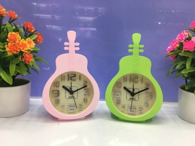 9.9 Yuan Ten Yuan Boutique Personalized Modeling Clock Qr1602 Guitar Stereo Alarm Clock