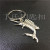Factory Direct Sales Metal Keychains Dolphin Shark Alloy Creative Keychain Laser Customer Logo