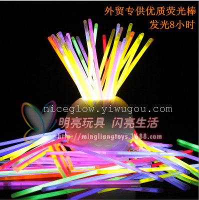 Fluorescent rod manufacturer wholesale night light rod concert luminous rod export high quality fluorescent bracelet