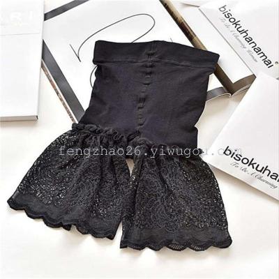 The spring section waist lace body abdomen pressure safety PANTS LEGGINGS